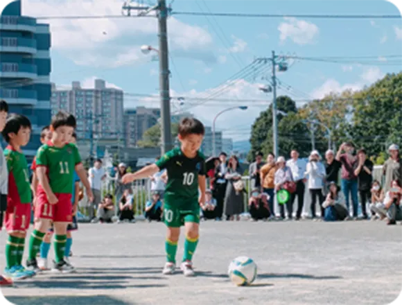サッカー教室の様子