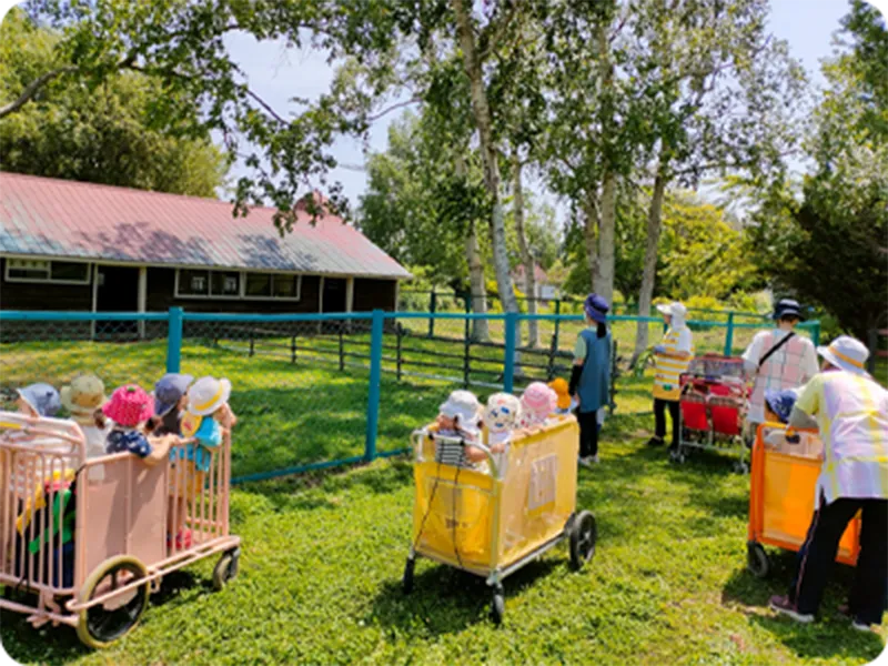 設定保育の様子