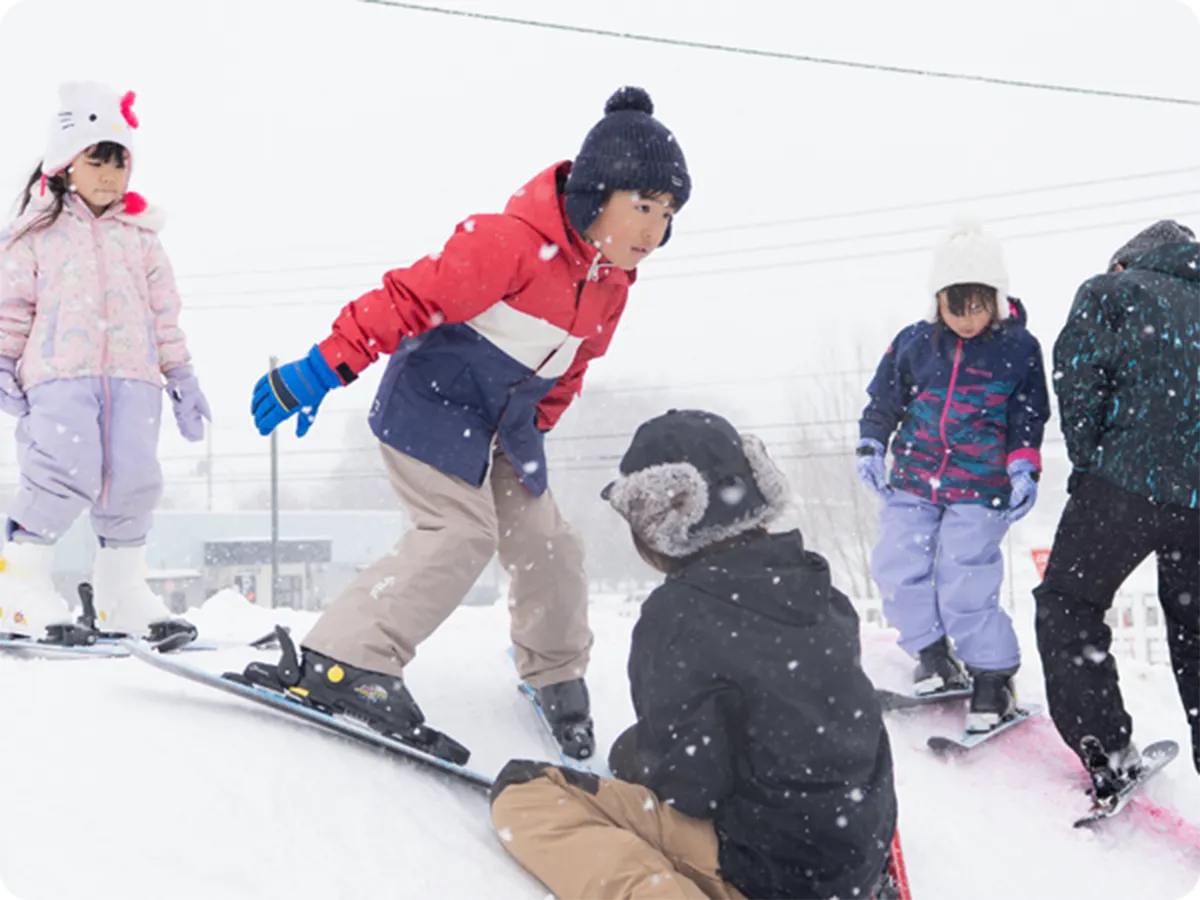 スキー教室の様子