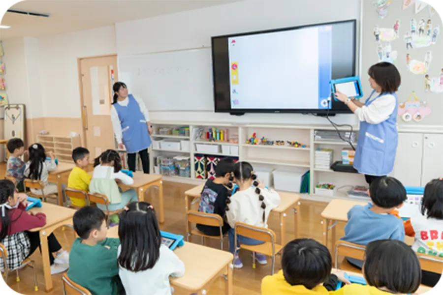 ICT活用等充実したカリキュラムの様子